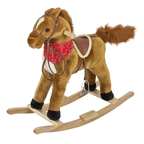 Plush Rocking Horse Pony Toy w/ Sounds  - Lot 847