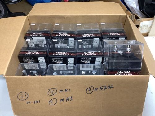 Lot of (33) Pairs of Fanteli LED Headlight Bulbs  - Lot 150
