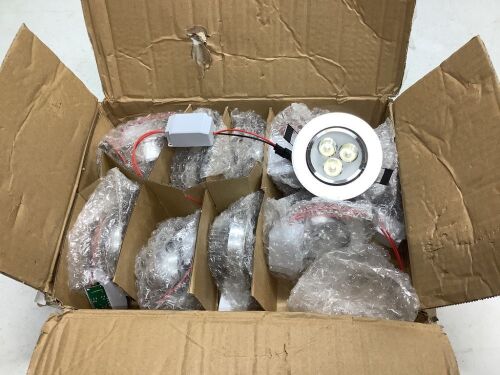 Lot of (10) LED Swivel Downlights - Lot 160