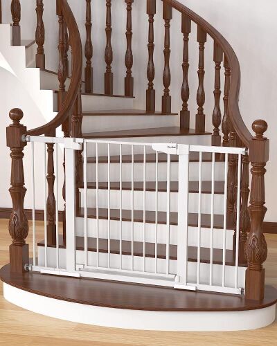 Cumbor 29.5"-51.6" Baby Gate Extra Wide, Easy Walk Thru  - Lot 165
