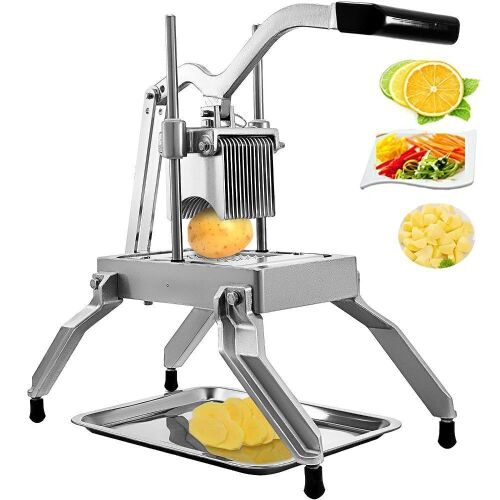 VEVOR Commercial Vegetable Slicer 1/4" Blade Heavy Duty Stainless Steel  - Lot 172