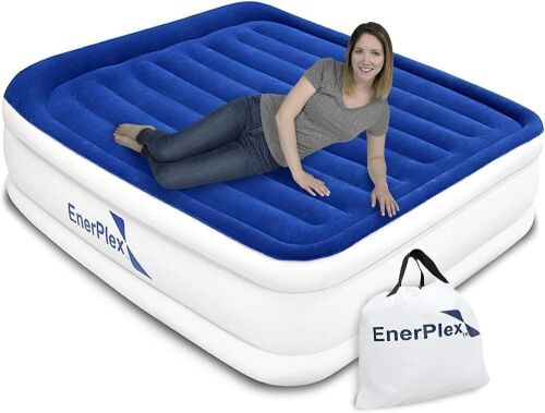 EnerPlex Queen Double-High Air Mattress with Built in Pump - Lot 265