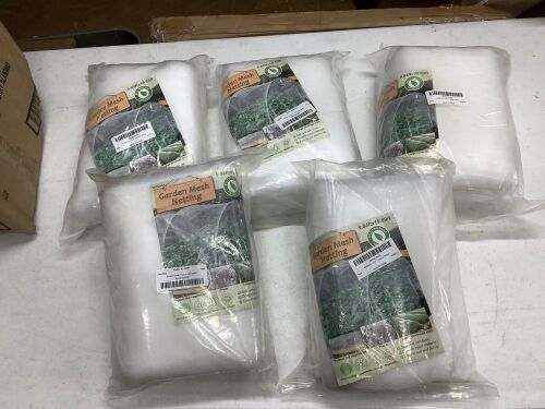 Lot of (5) Garden Mesh Netting, 9.84' x 19.69'  - Lot 557