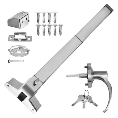 VEVOR Commercial Emergency Exit Bar Panic Device with Exterior Lever - Lot 567