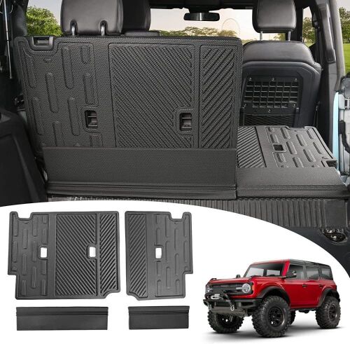 Mabett Rear Seat Back Cover Backrest Protector for Ford Bronco 2021-2023 with Dog Seat Liner fit Bronco 4-Door - Lot 570
