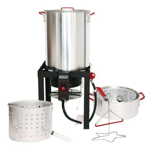 NUUK 30Qt Boil Steam Fry Combo Kit  - Lot 574