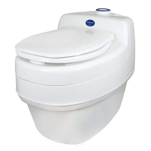Separett Villa 9215 AC/DC Waterless Urine Diverting Toilet - Needs US Plug Adapter - Lot 687