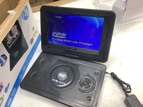 13.9" Portable DVD Player  - Lot 725