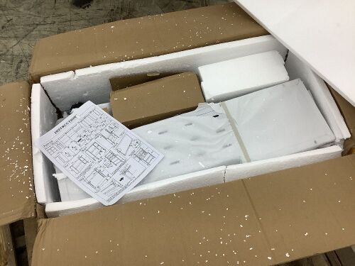 Rolling Cart with Pegboard Shelf  - Lot 299