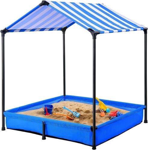Jugader Steel Kids Sandbox with Canopy - Lot 675