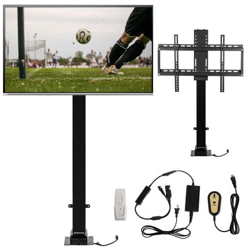 VEVOR Swivel Motorized TV Lift Stroke Length 40 Inch for 32-70 Inch TV, Height Adjustable 28.74-68.11 Inch, Load Capacity 154 Lbs, Manual Swivel L/R 30° - Lot 335