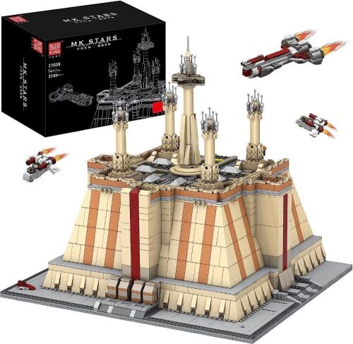 Mould King Creative Streetview: The Jedi Temple Galaxy Model Set, 3745+pcs  - Lot 318