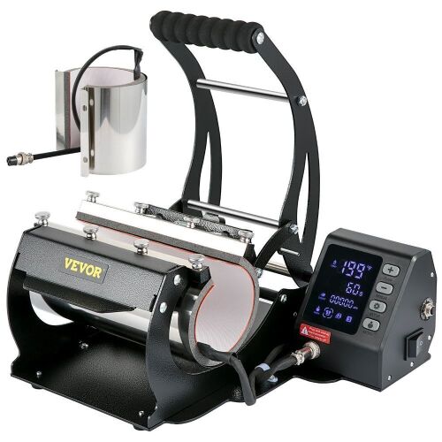 VEVOR Tumbler Heat Press Machine with 2 Detachable Transfer Sublimation Mats for 11oz-20oz - Lot 327