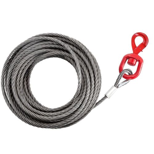 VEVOR Winch Cable 3/8" x 50' 4400LBS Fiber Core  - Lot 282