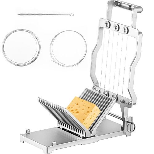 VEVOR Aluminum Alloy Commercial Cheese Slicer with 304 Stainless Steel Wire  - Lot 386