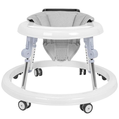 HARPPA Foldable Baby Walker, Sit to Stand Activity Center with Wheels, Seat and Height Adjustable - Lot 258