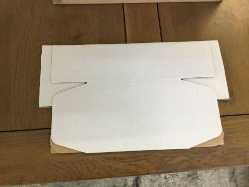 Case of 9x6x4 White Shipping Boxes, 24pc  - Lot 404