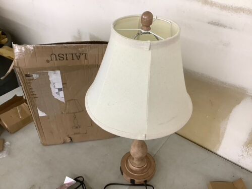 Farmhouse Table Lamp - Minor Discoloration - Lot 525