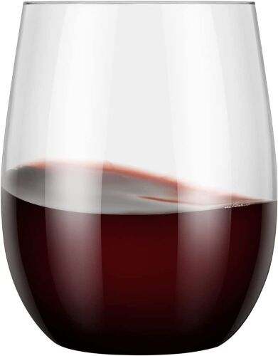 Dannke Plastic Stemless Wine Glasses, 48 ct - Lot 535