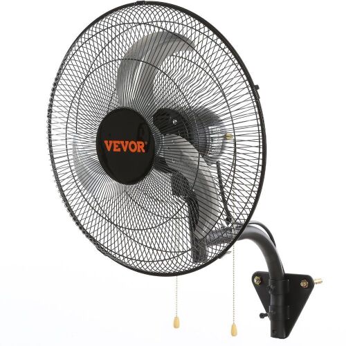 VEVOR 18 Inch, 3-speed High Velocity Max. 4000 CFM Oscillating Industrial Wall Fan - Lot 207