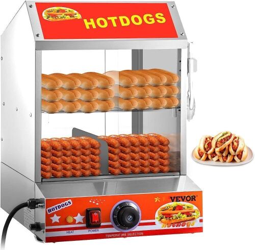 VEVOR 110V Hot Dog Steamer  - Lot 34