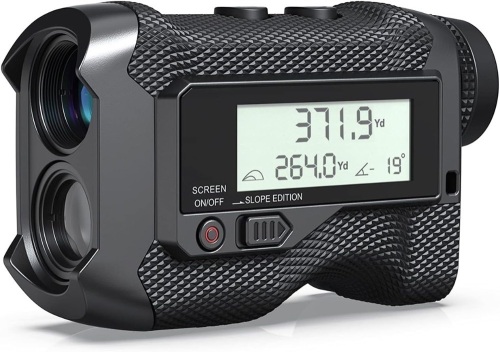 ACPOTEL Golf Laser Range Finder - LCD Display Golf Rangefinder 6X Magnification 750 Yards Range Finder Slope ON/Off, Flag-Lock/Scan Distance Measuring - Lot 9165