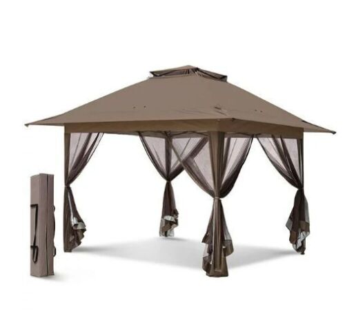 EAGLE PEAK 13 x 13 ft Pop-Up Gazebo Tent w/ Mosquito Netting - Lot 138