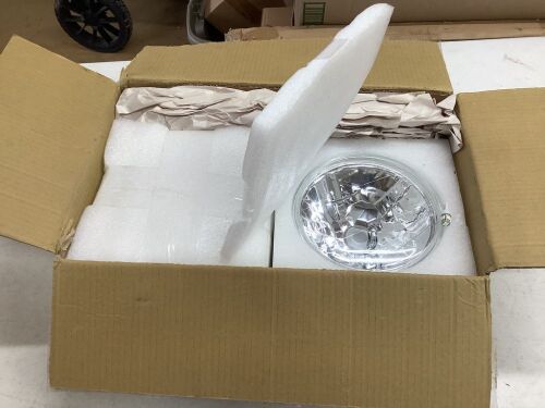 Pair of 7" Inch Round LED Headlights Hi/LO Sealed Beam for Chevy Bel Air 1955-1957 - Lot 162