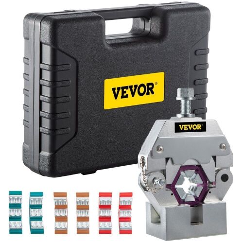 VEVOR Hydra-Krimp 71550 Manually Operated AC Hose Crimper with 4 Dies - Lot 178