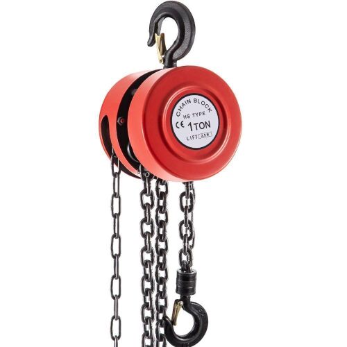 VEVOR Hand Chain Hoist, 2200 lbs Capacity Chain Block, 8ft Lift  - Lot 217