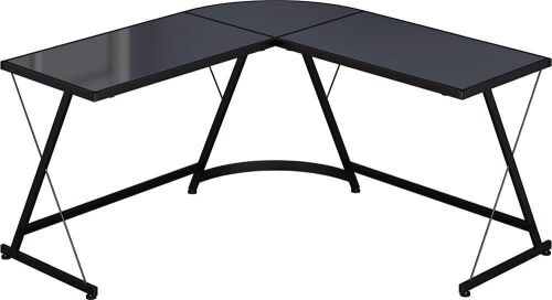 SHW Vista Corner L-Shape Computer Desk  - Lot 225