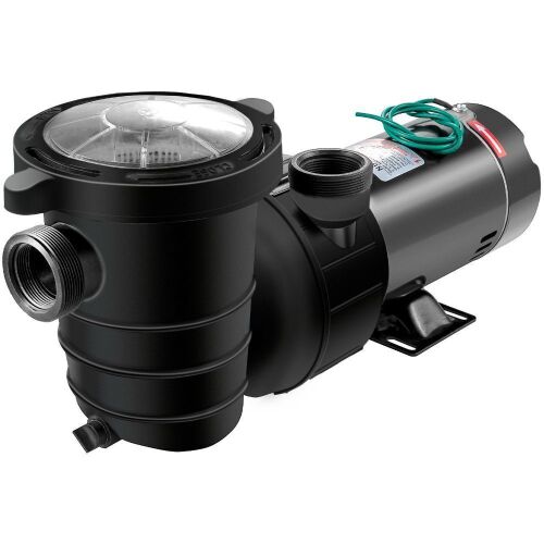 VEVOR 1.5 HP 1100W In/Ground Swimming Pool Pump w/4980 GPH Max Flow, 1.5" NPT Inlet/Outlet with 6.6 ft Cord - Lot 237