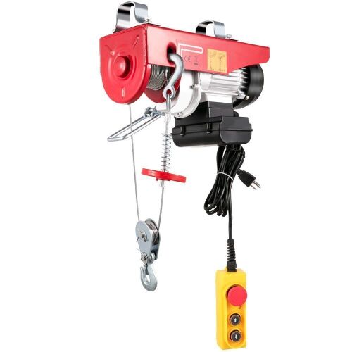 VEVOR Electric Wire Cable Hoist Winch Engine Crane Overhead Remote Lift - Lot 246