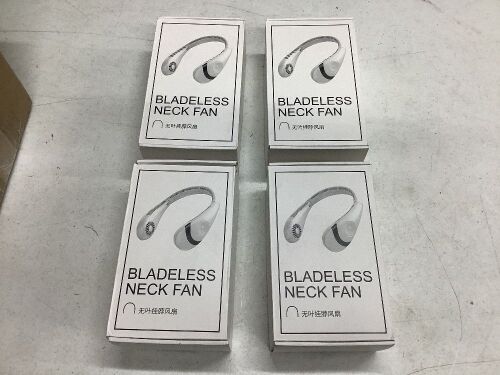 Lot of (4) Bladeless Neck Fans  - Lot 339