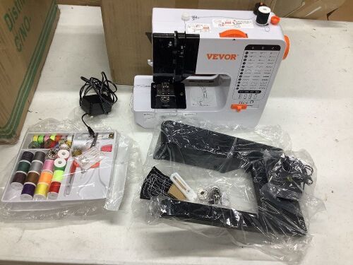 VEVOR Sewing Machine 38 Stitches Extension Table Pedal  - Lot 247