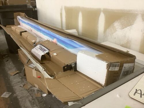 7.2' Adjustable Balance Beam with Legs, Sandy Beach - Lot 555