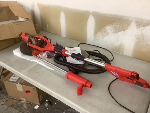VEVOR 750W Electric Drywall Sander with Telescope Handle Variable Speed 800-1750RPM - Lot 557