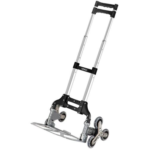 VEVOR 15.4" x 10.6" Folding Stair Climbing Hand Truck, 176 LBS Weight Capacity  - Lot 567