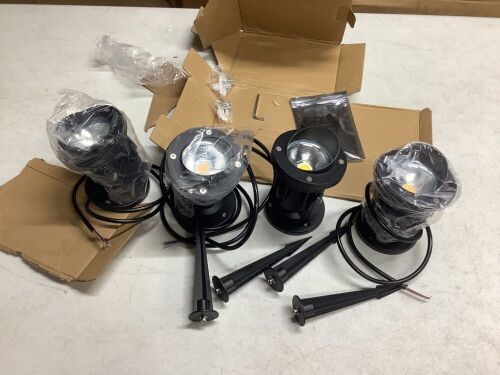 Lot of (4) LED Landscape Lights  - Lot 717