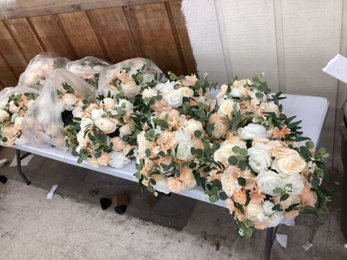 Lot of (10) Artificial Flower Centerpieces  - Lot 356