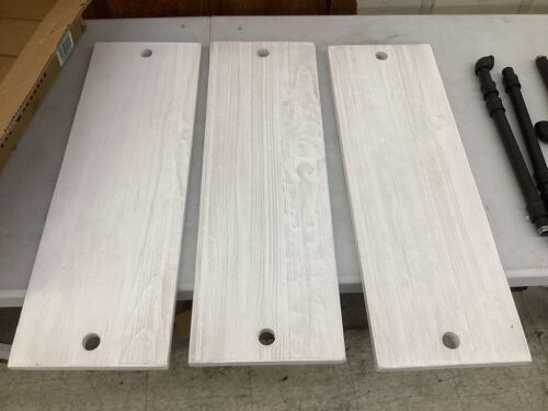 3 Tier Industrial Pipe Shelf - Missing Some Hardware  - Lot 531