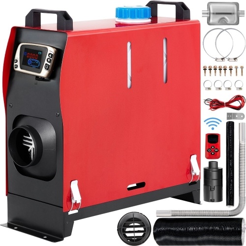 VEVOR 8KW Diesel Air Parking Heater 12V 8000W  Remote Control with LCD Switch - Lot 671
