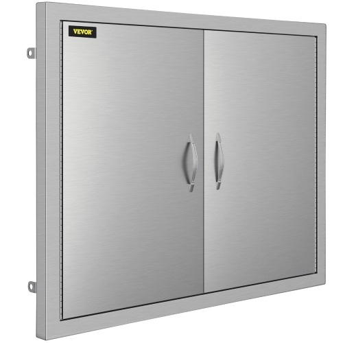 VEVOR BBQ Stainless Steel Double Access Door 31W x 24H Inch - Lot 350