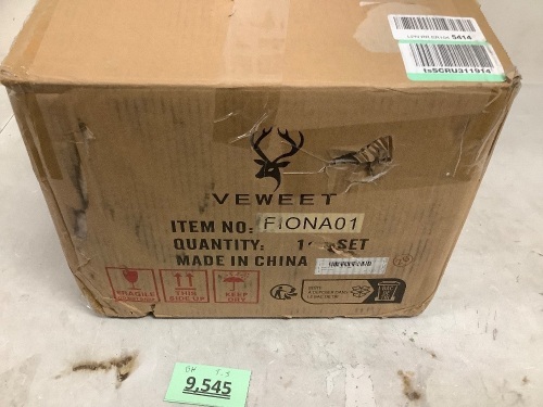 VEWEET Series Fiona 30 pc Dish Set - Lot 9545