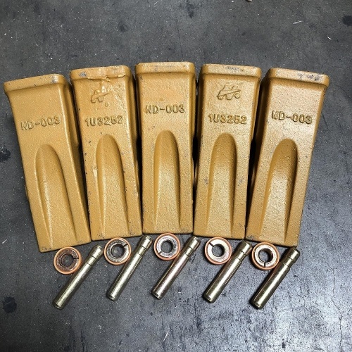5-Pk 1U3252 1U-3252 J250 Bucket Digging Teeth Tooth with Pin's - Lot 9619