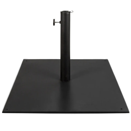Steel Umbrella Base, Patio Stand w/ Tightening Knob & Anchor Holes - 38.5lb - Lot 9721
