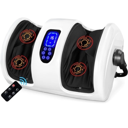 Reflexology Shiatsu Foot Massager w/ High-Intensity Rollers, Remote Control - Lot 9800