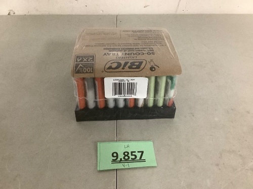BIC Lighters Tray 50 Count - Lot 9857