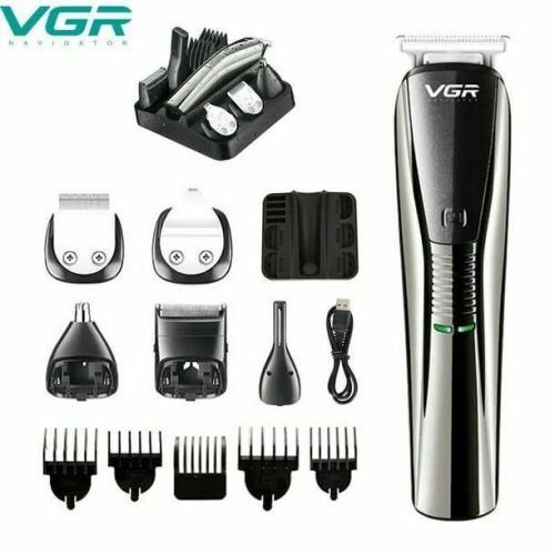 VGR V-029 6 in 1 Professional Personal Care Cordless Barber Trimmer Kit - Lot 330