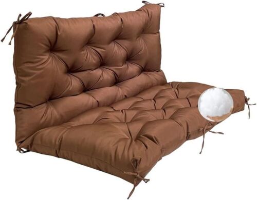 LFNOONE 47"x40" Waterproof Overstuffed Bench Swing Cushion Replacement Seat Pad 2-3 Seater  - Lot 467